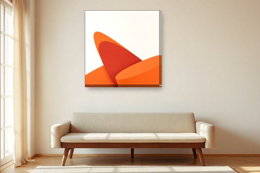 Terracotta Overlap, shown as a canvas