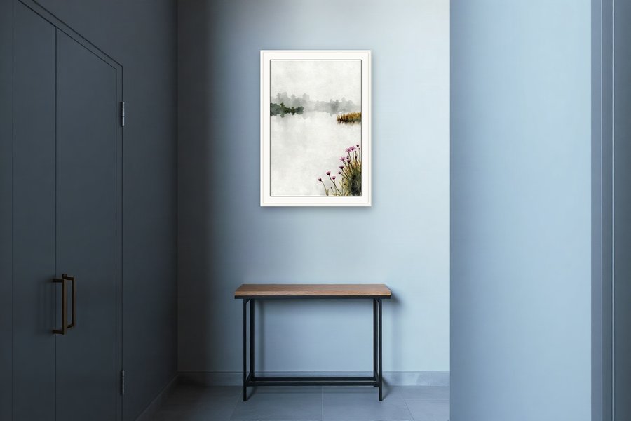 Mist Over Water, shown in a room setting