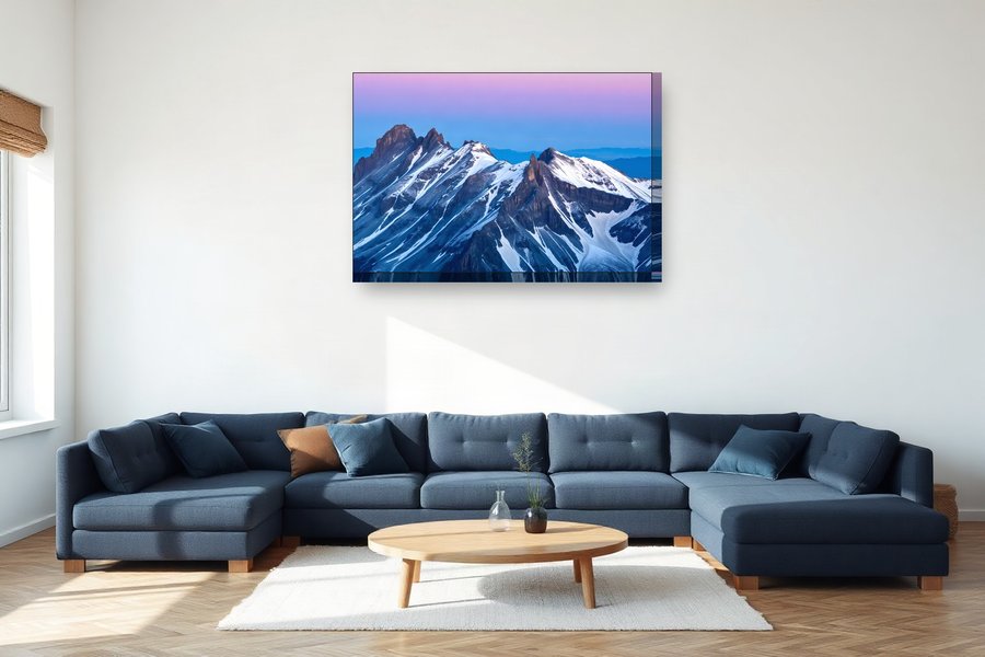 Dawn Ridge, First Light, shown as a canvas