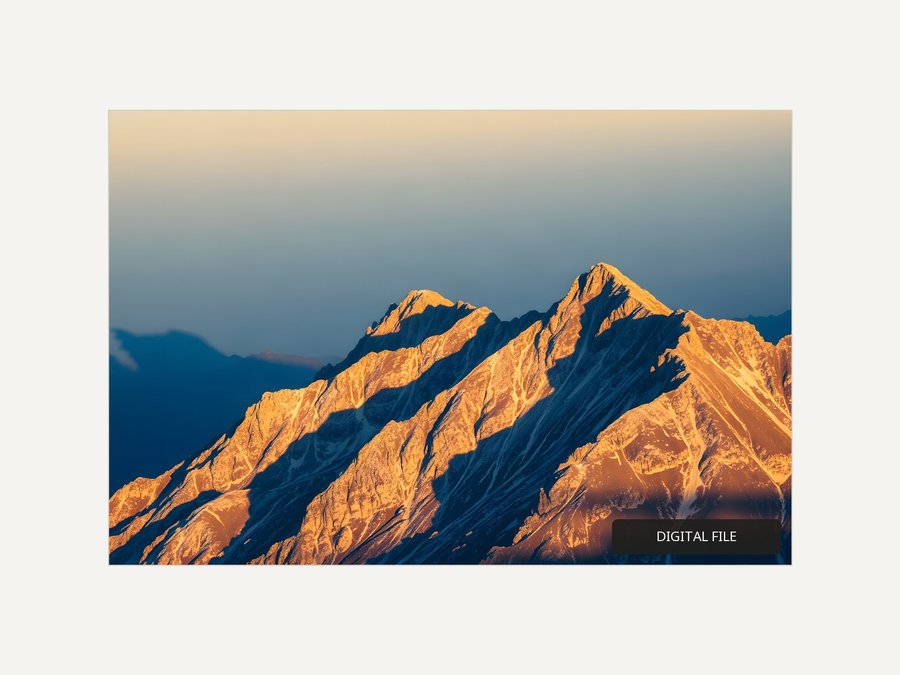 Golden Hour, Full Ridge, shown as a digital download