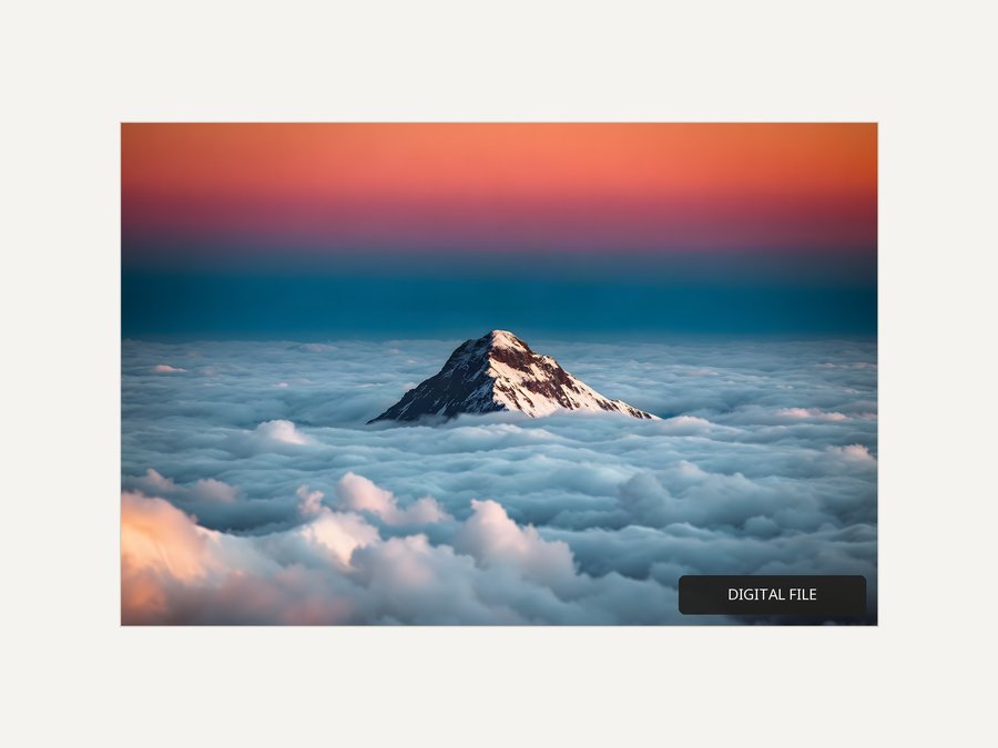 Summit Above the Clouds, shown as a digital download