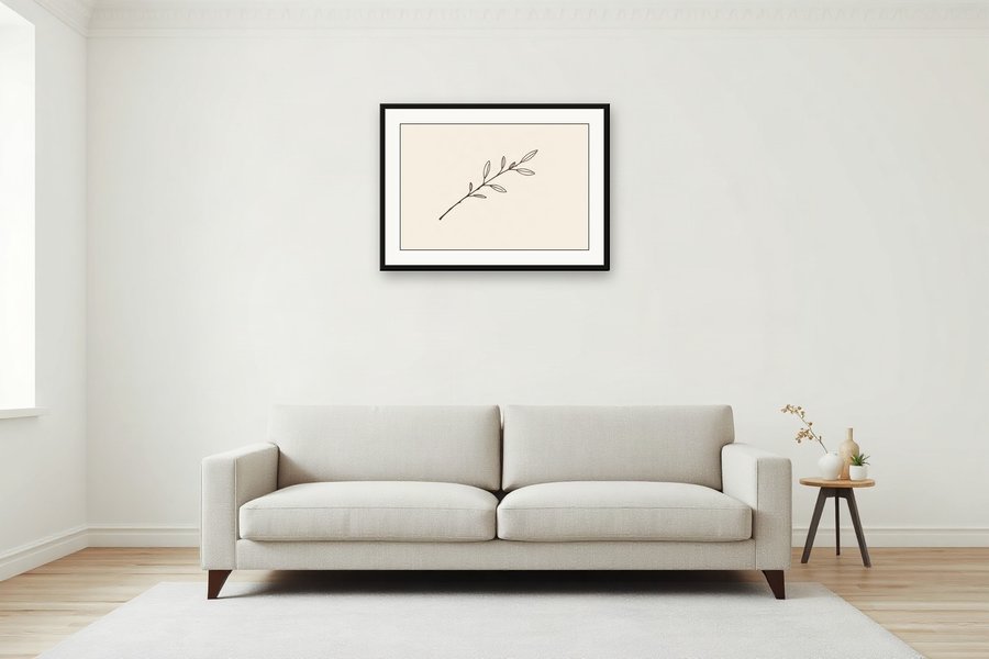 Olive Branch Study, shown in a room setting