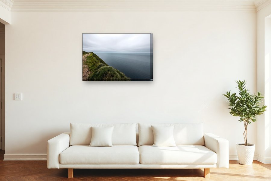 Cliff Path, Overcast, shown as a canvas