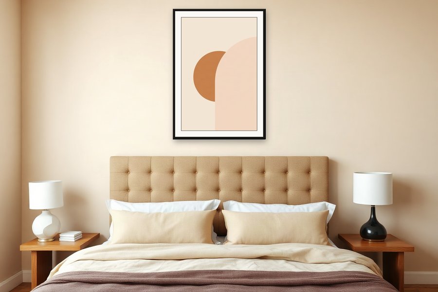 Double Arch in Clay, shown in a room setting