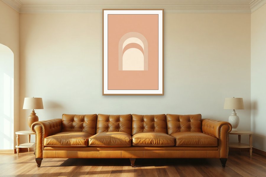 Layered Arch Trio, shown in a room setting