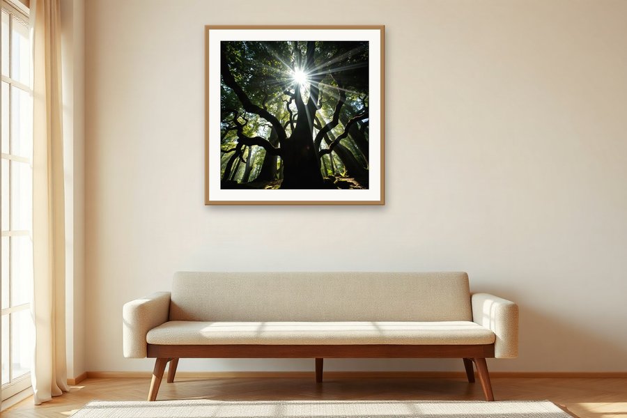 Canopy Light Burst, shown in a room setting