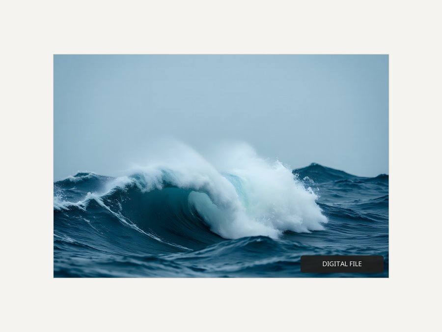 Breaking Wave, Close, shown as a digital download