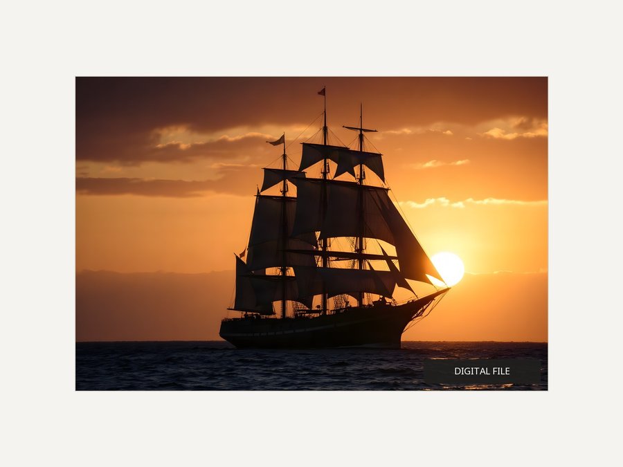 Full Sail, Sunset, shown as a digital download