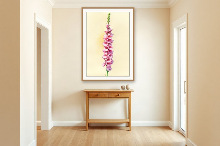Foxglove Spire, shown in a room setting